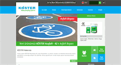 Desktop Screenshot of koster.com.tr