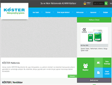 Tablet Screenshot of koster.com.tr